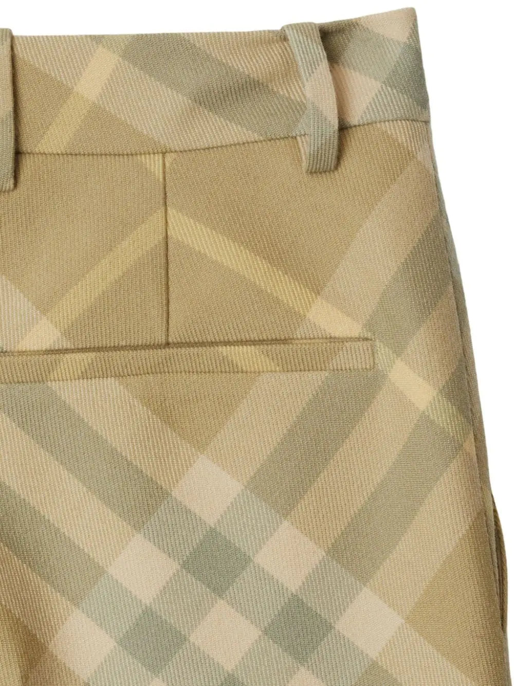 Burberry check-print tailored wool trousers Burberry