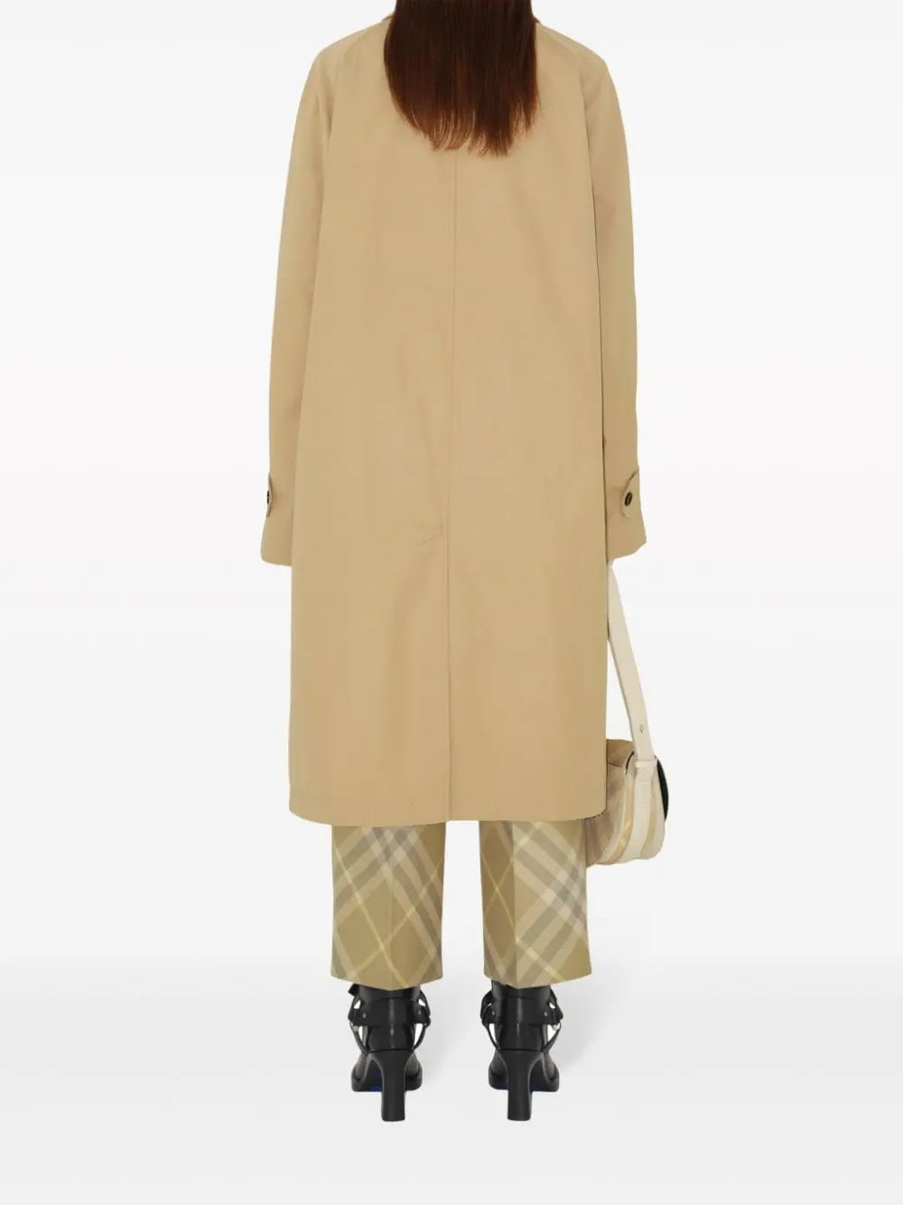 Burberry check-print tailored wool trousers Burberry