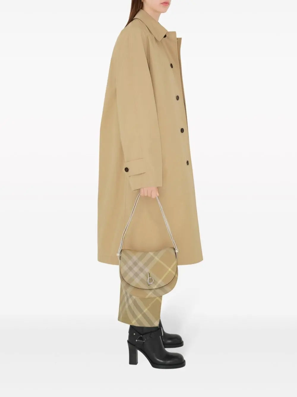 Burberry check-print tailored wool trousers Burberry