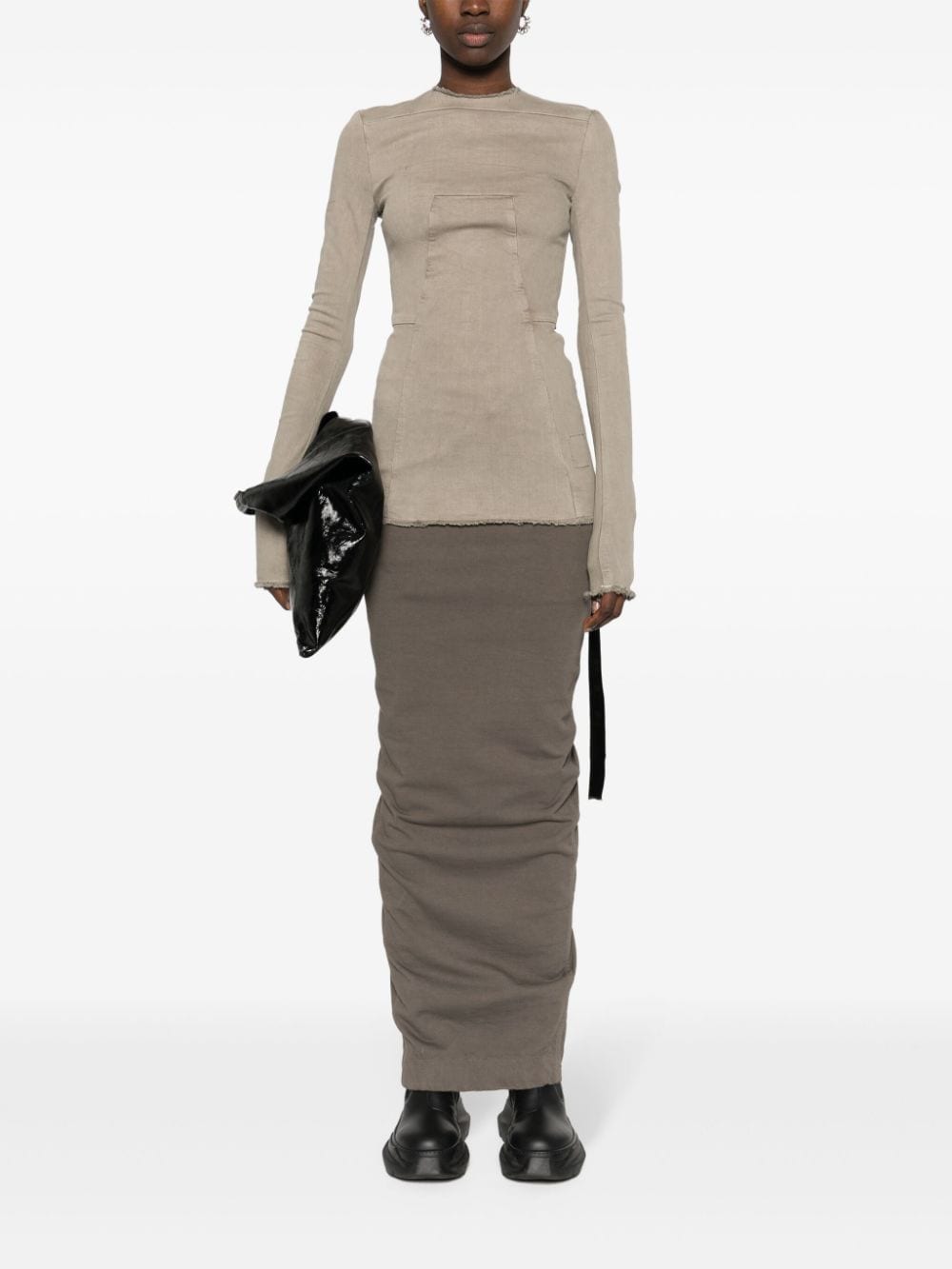 RICK OWENS DRKSHDW T-shirts and Polos Grey Rick Owens Drkshdw