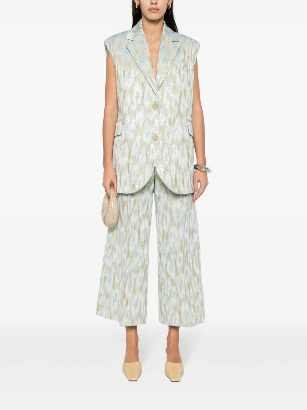 Erika Cavallini Semi-Couture Trousers MultiColour Erika Cavallini Semi-Couture