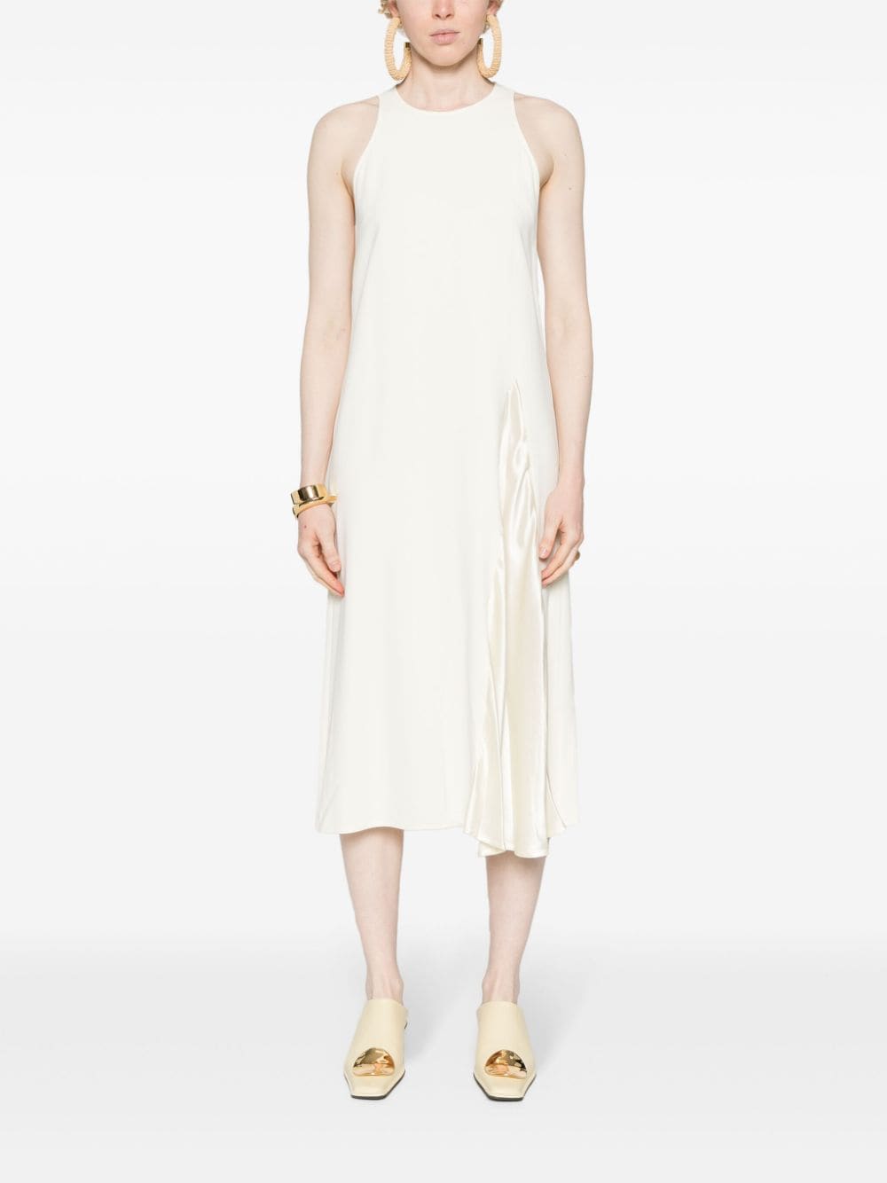 Erika Cavallini Semi-Couture Dresses White Erika Cavallini Semi-Couture