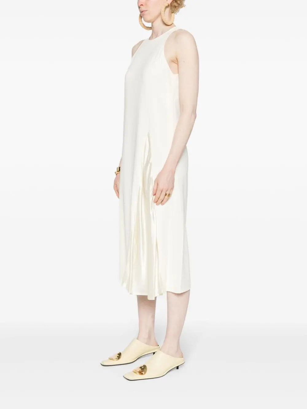Erika Cavallini Semi-Couture Dresses White Erika Cavallini Semi-Couture