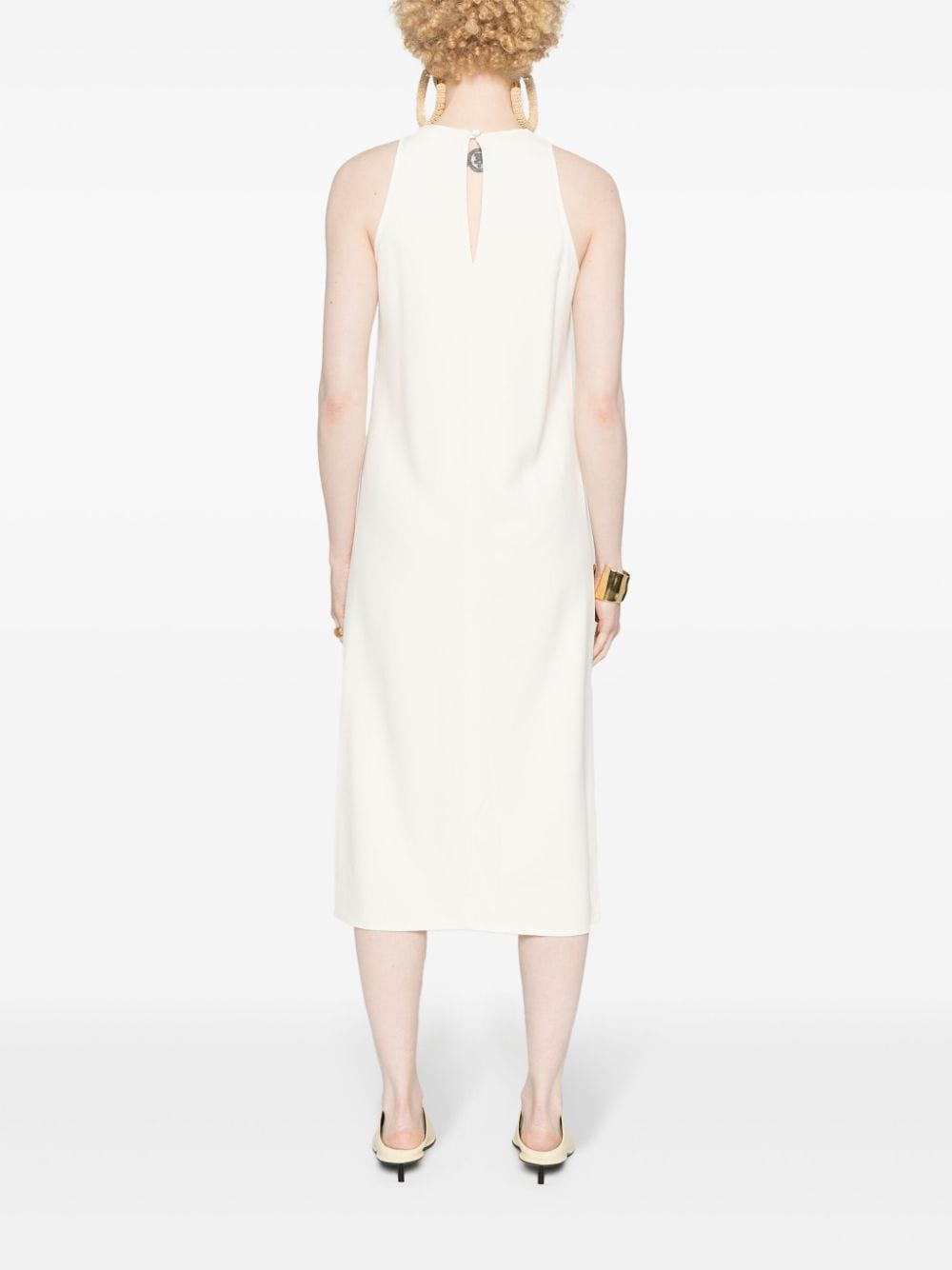 Erika Cavallini Semi-Couture Dresses White Erika Cavallini Semi-Couture