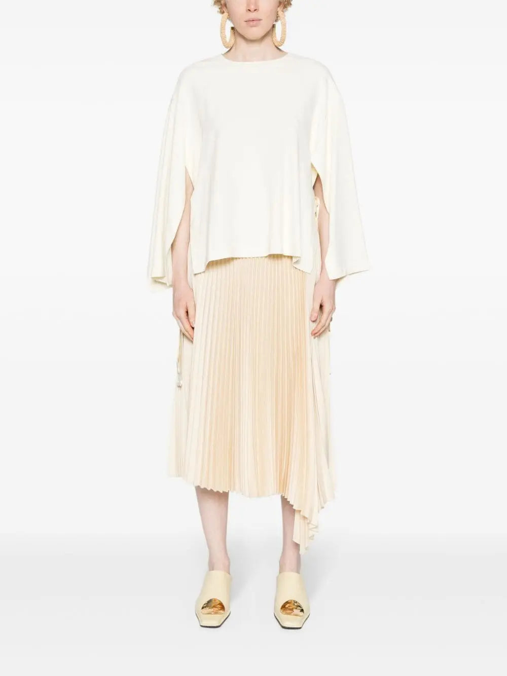 Erika Cavallini Semi-Couture Top White Erika Cavallini Semi-Couture