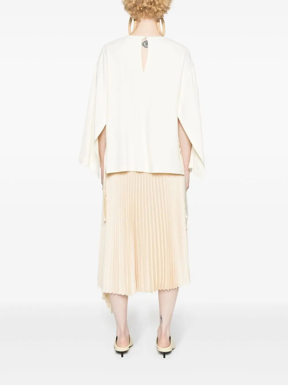 Erika Cavallini Semi-Couture Top White Erika Cavallini Semi-Couture