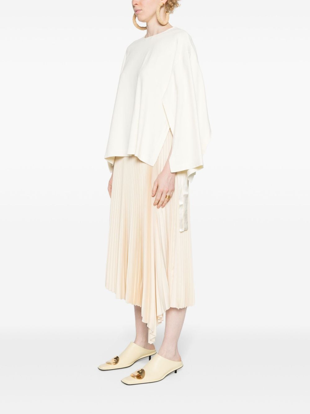 Erika Cavallini Semi-Couture Top White Erika Cavallini Semi-Couture