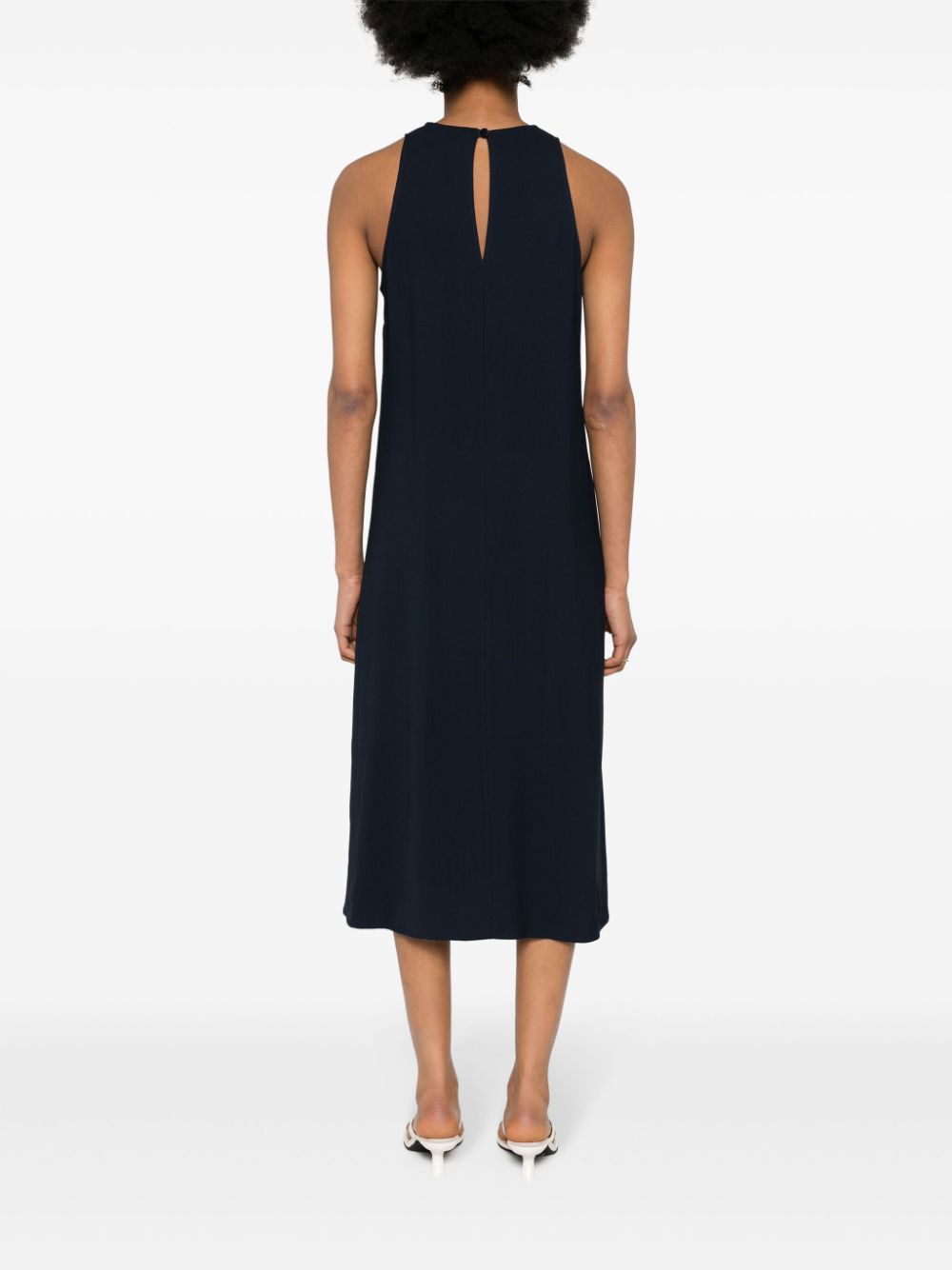 Erika Cavallini Semi-Couture Dresses Blue Erika Cavallini Semi-Couture
