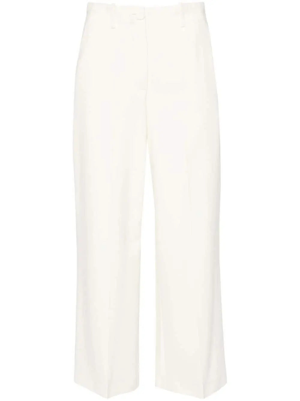 Erika Cavallini Semi-Couture Trousers White Erika Cavallini Semi-Couture