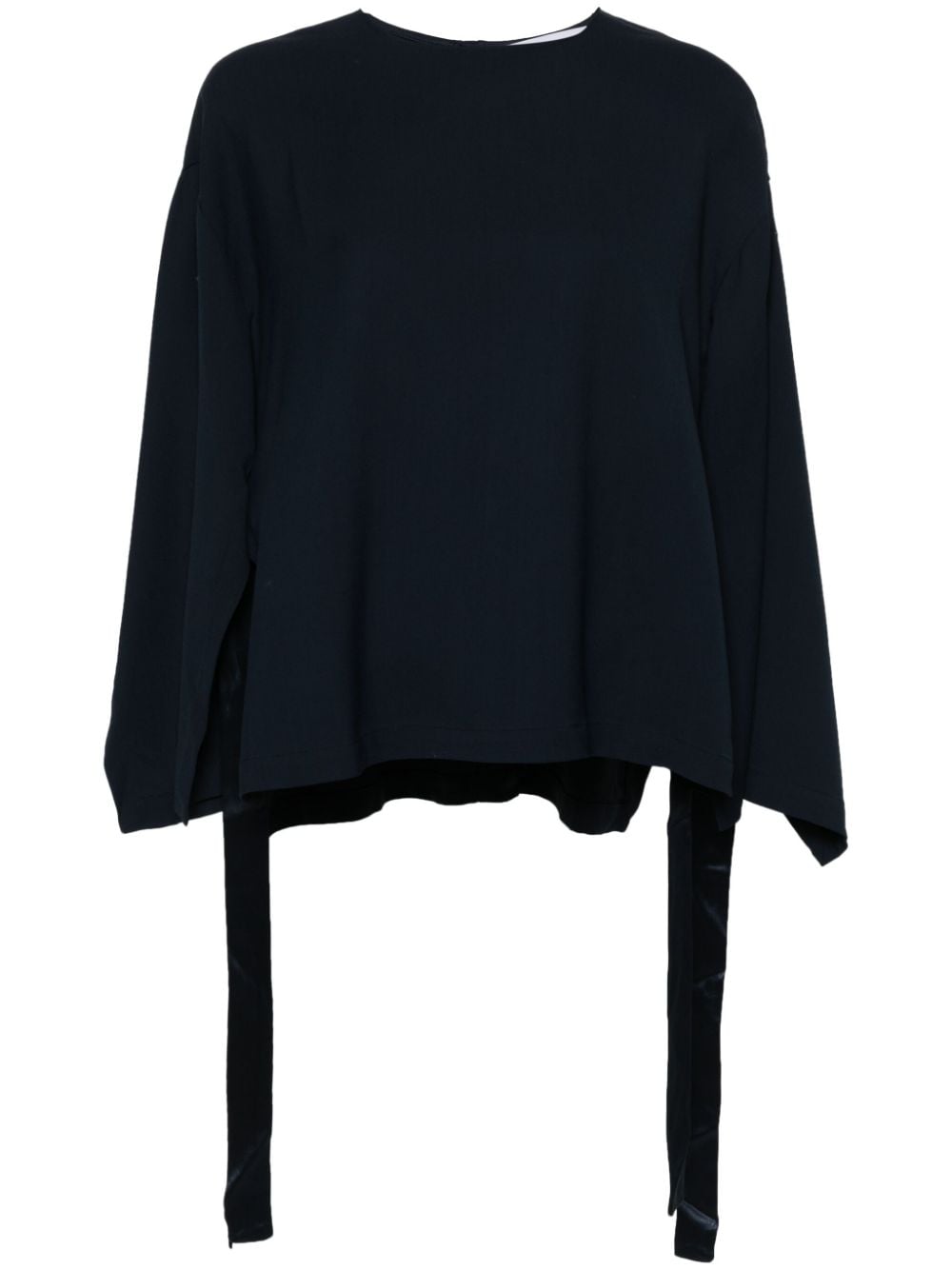 Erika Cavallini Semi-Couture Top Blue Erika Cavallini Semi-Couture