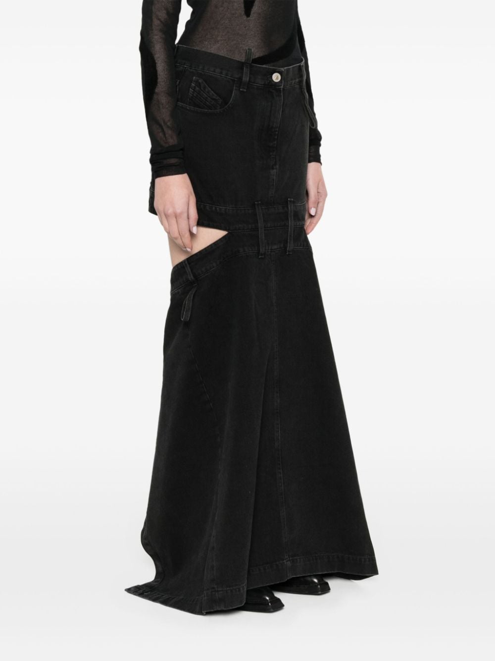 The Attico Skirts Black The Attico