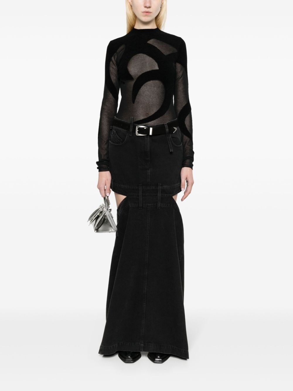 The Attico Skirts Black The Attico