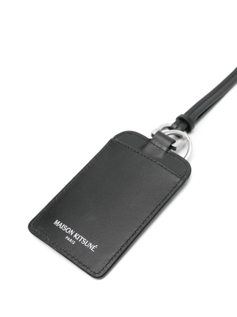 Maison Kitsuné Fox Head leather neck cardholder Maison Kitsuné