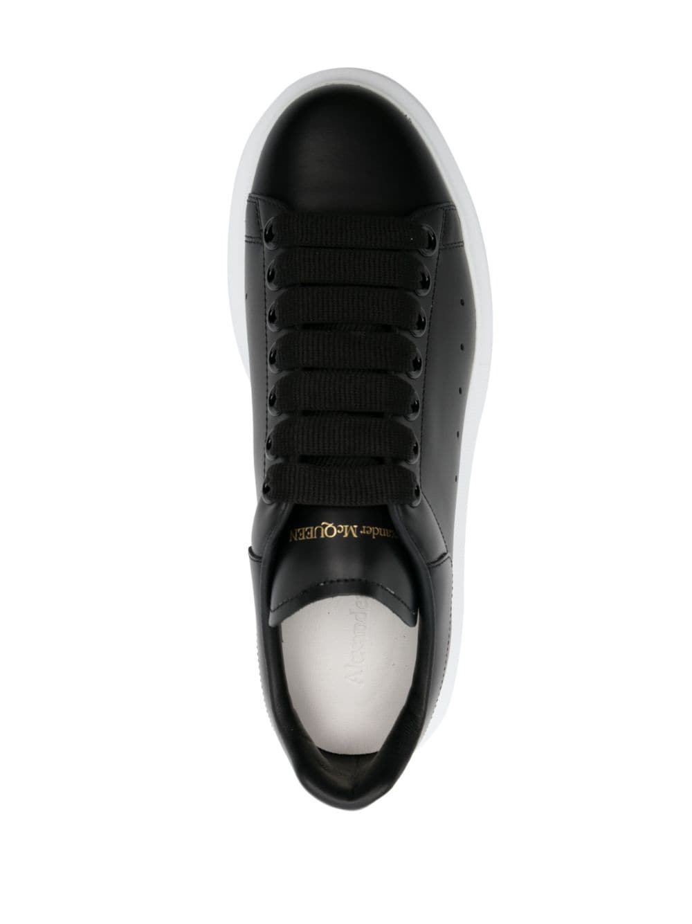 Alexander McQueen Black Leather Sneakers Alexander McQueen