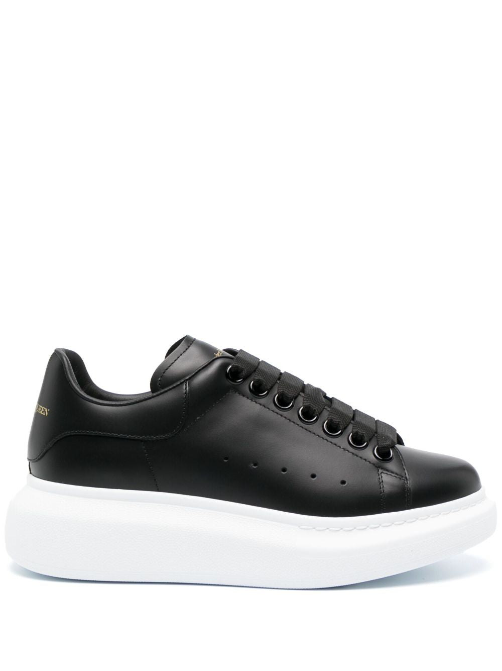 Alexander McQueen Black Leather Sneakers Alexander Mcqueen