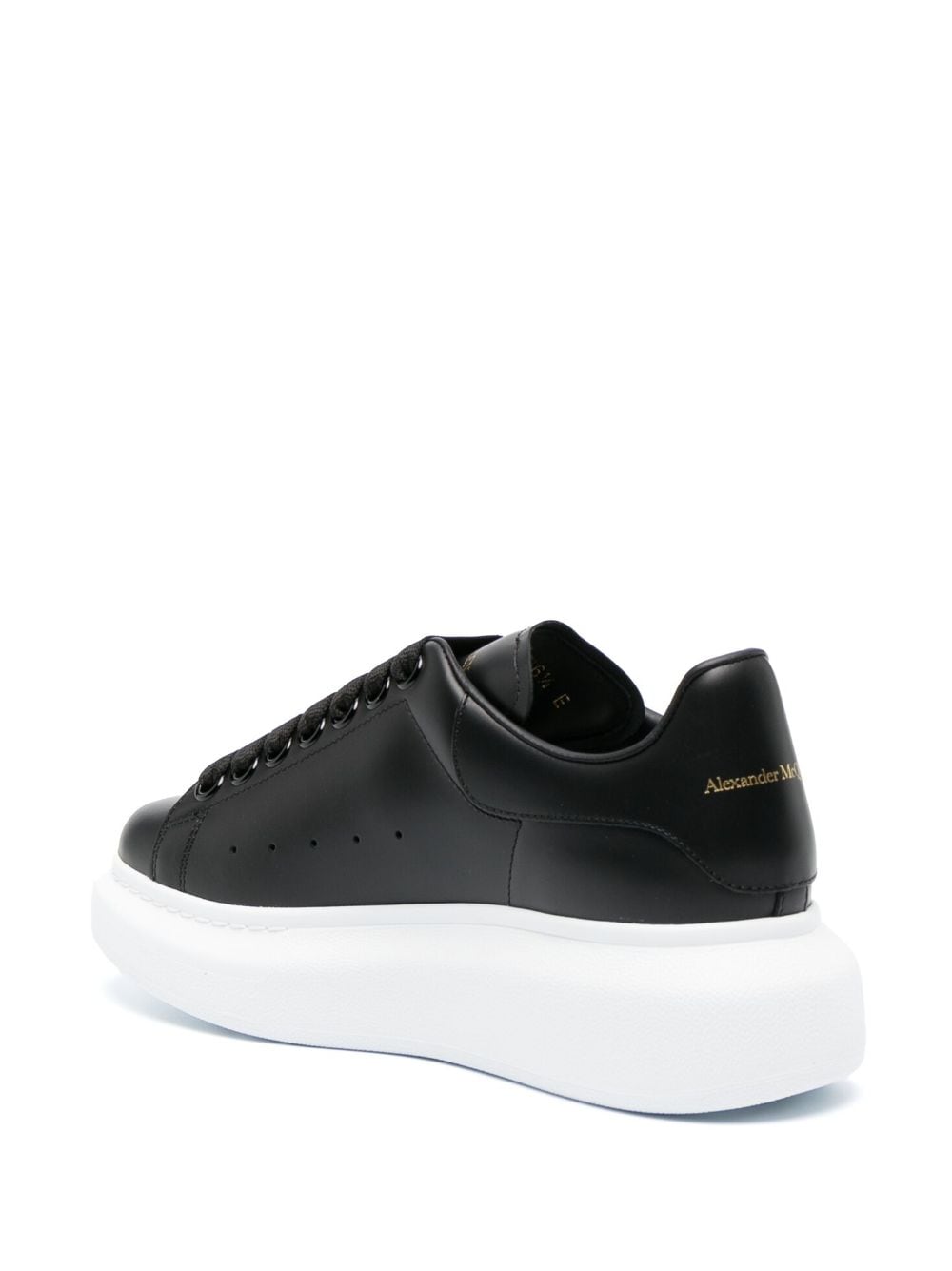 Alexander McQueen Black Leather Sneakers Alexander Mcqueen
