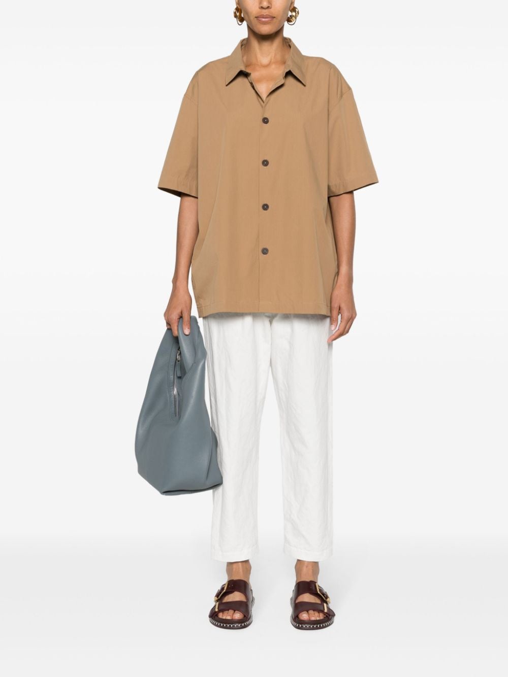 STUDIO NICHOLSON Shirts Beige Studio Nicholson