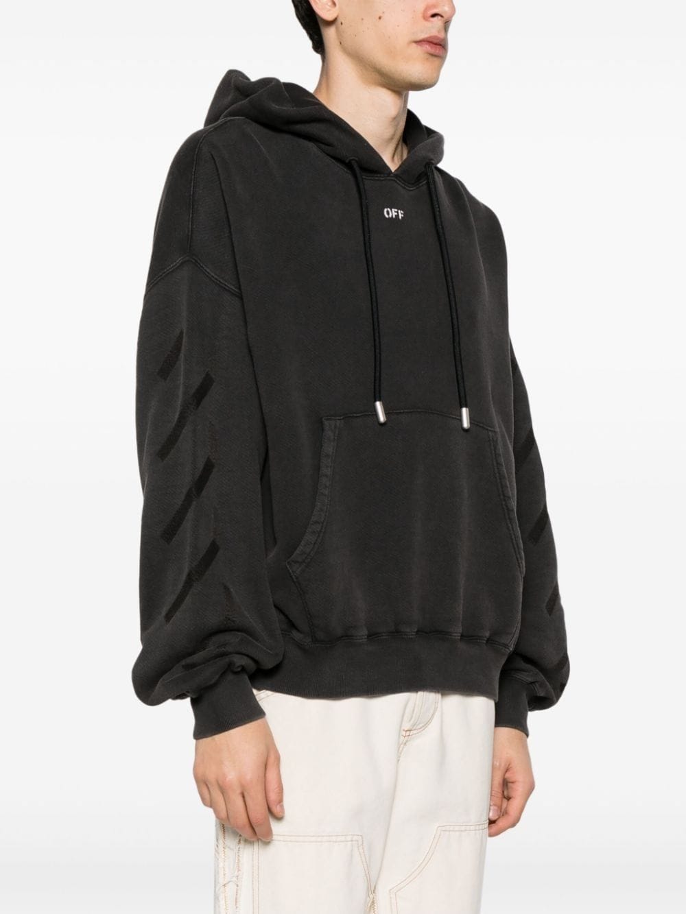 Off White St. Matthew cotton hoodie Off White