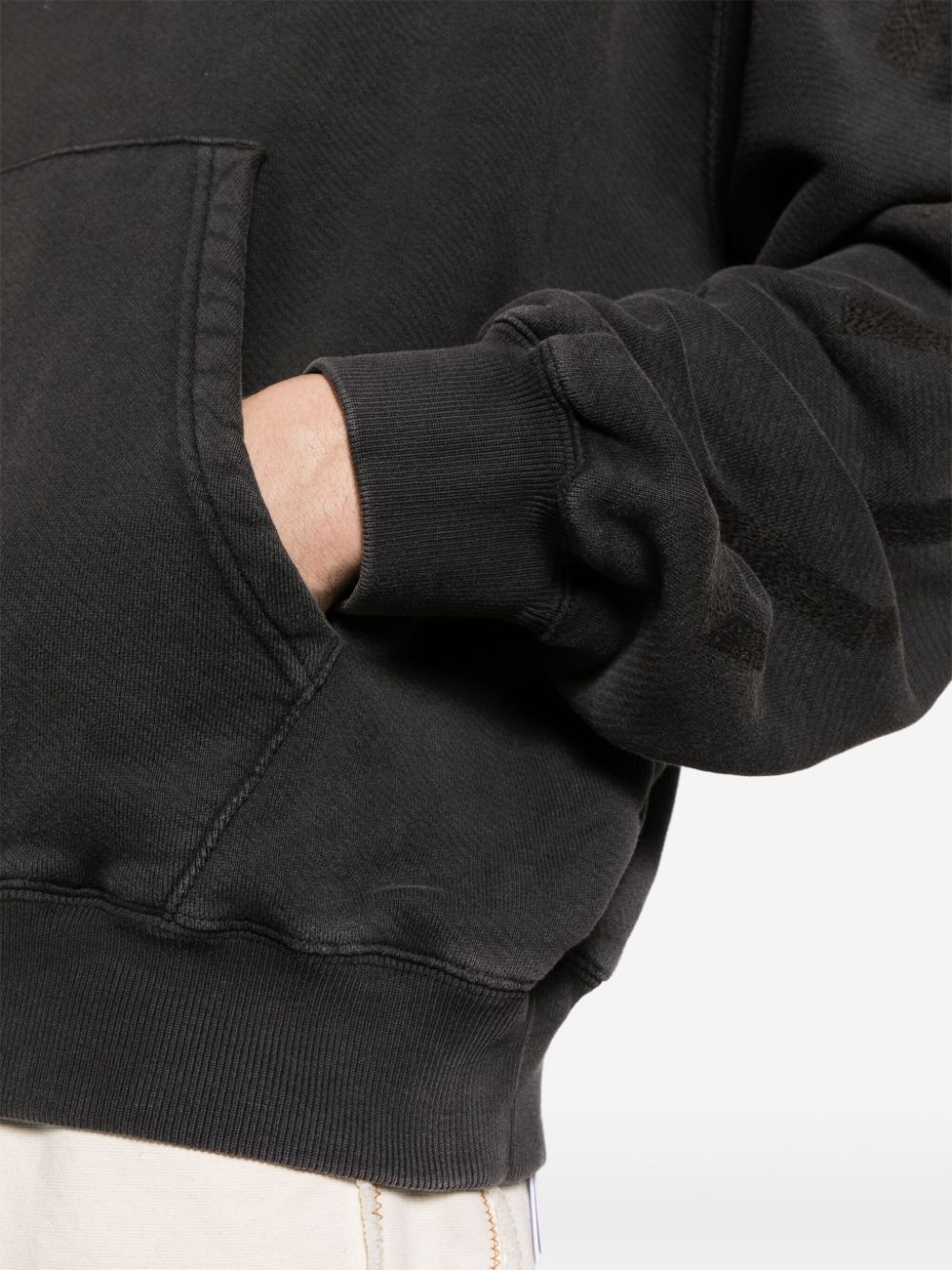 Off White St. Matthew cotton hoodie Off White