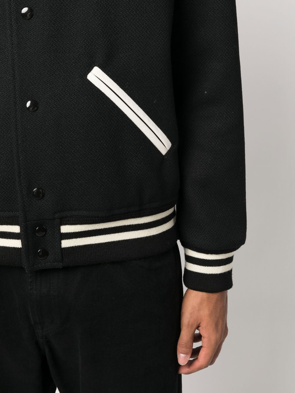 Saint Laurent Teddy Bomber Jacket Saint Laurent