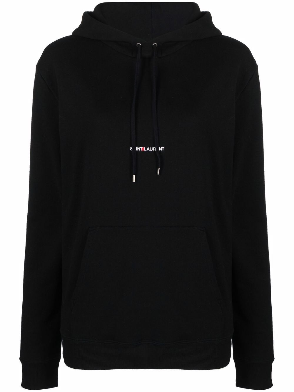 Saint Laurent Logo Print Hoodie Saint Laurent