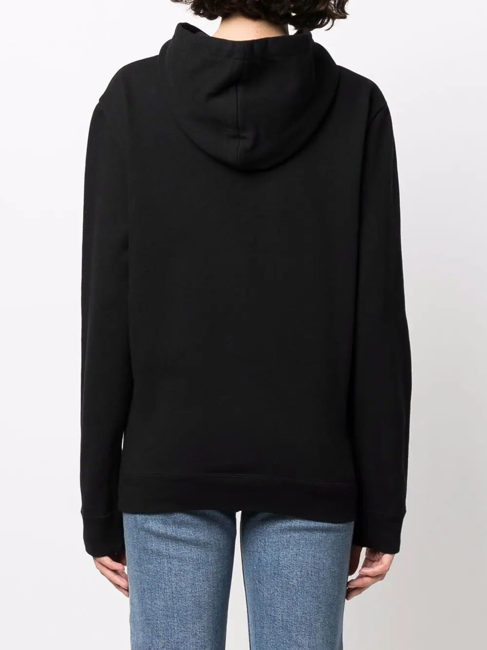 Saint Laurent Logo Print Hoodie Saint Laurent