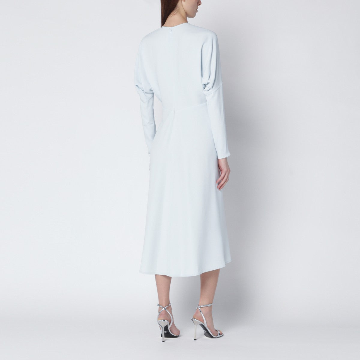 Victoria Beckham Ice blue Dolman midi dress Victoria Beckham