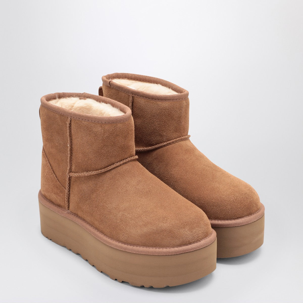 UGG Classic Mini Platform boots in chestnut Ugg