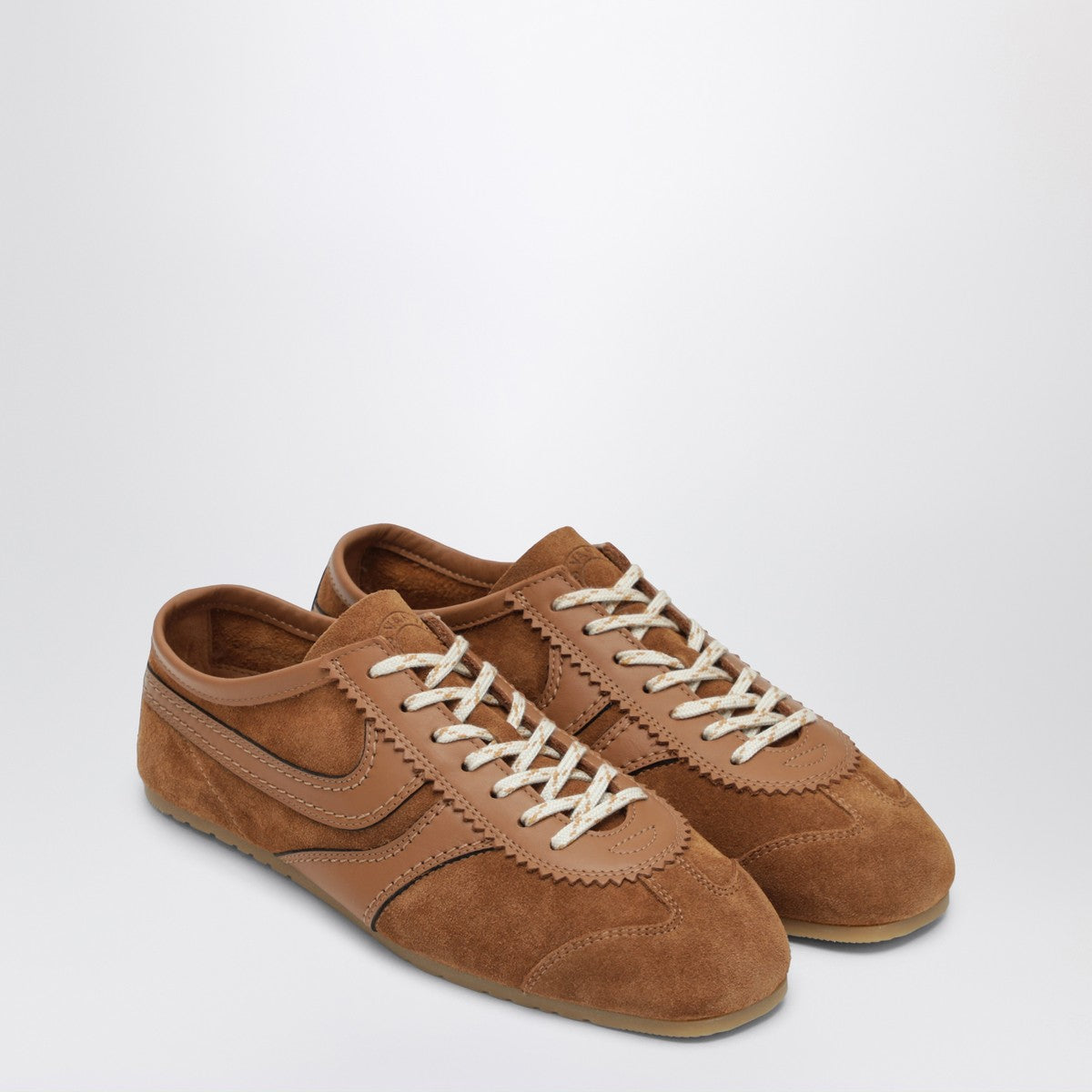 Dries Van Noten Brown Suede Sneakers Dries Van Noten