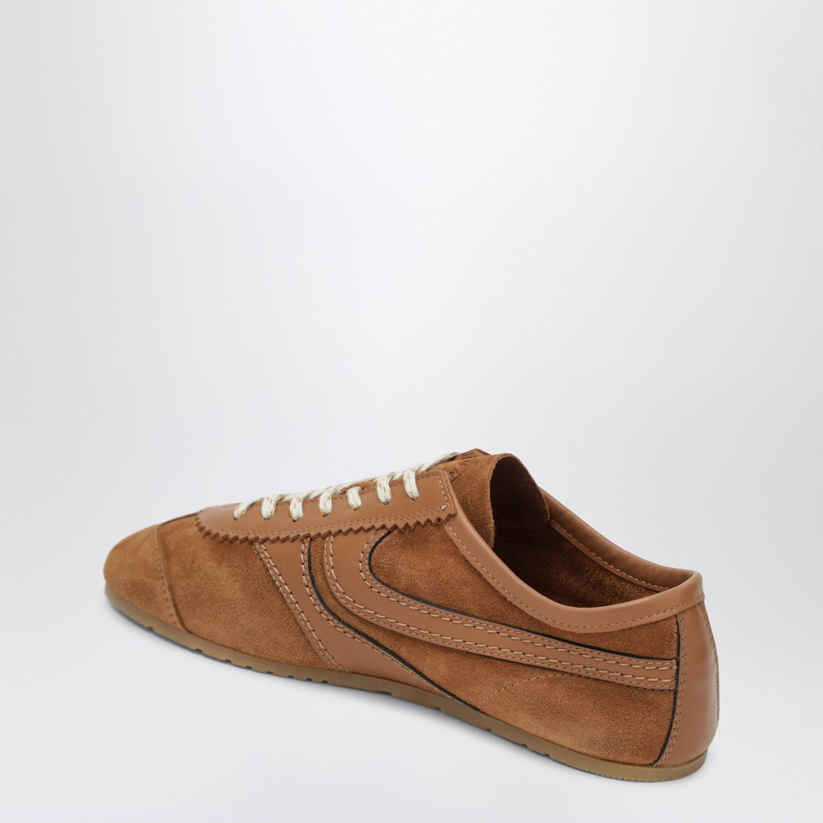 Dries Van Noten Brown Suede Sneakers Dries Van Noten