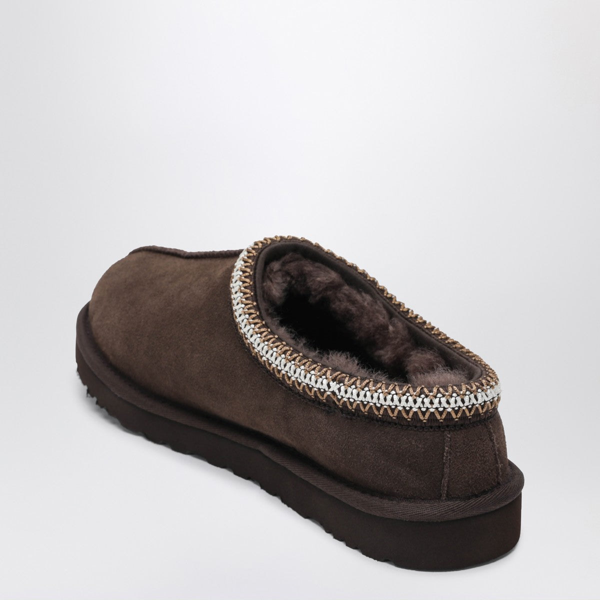 UGG Tasman cocoa-coloured eather slip-ons Ugg