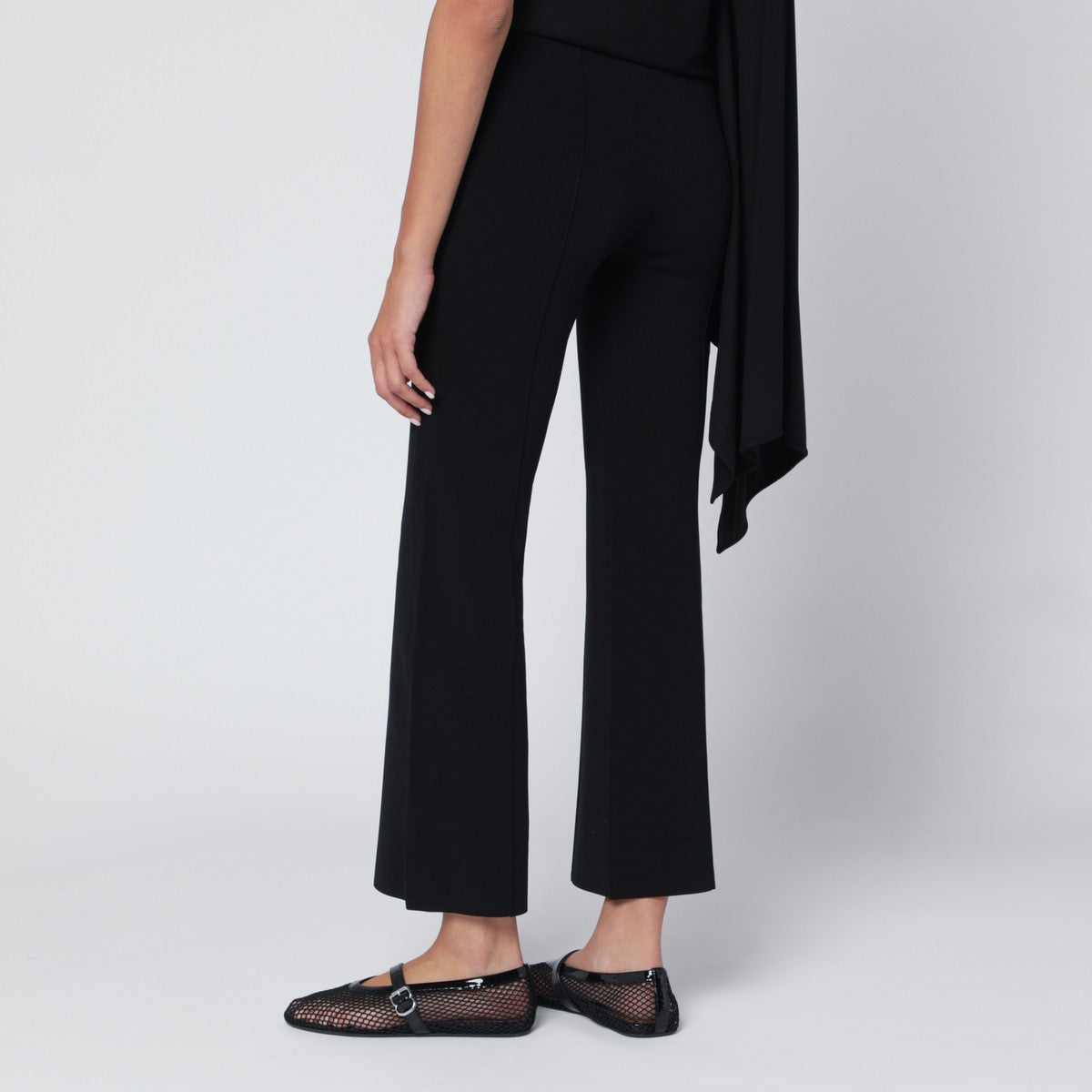 SIMKHAI Ashlon trousers in black jersey SIMKHAI