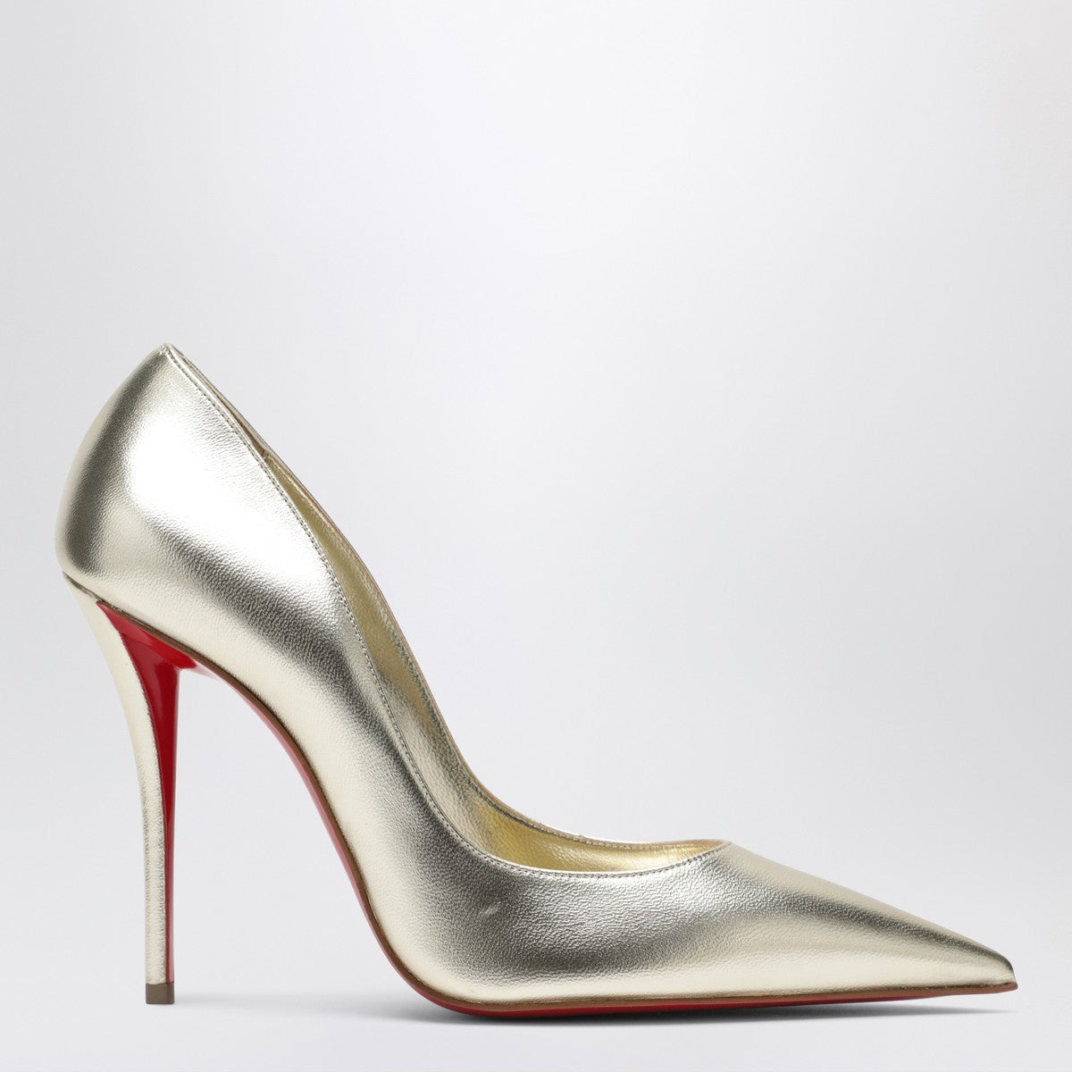 Christian Louboutin Miss Z pumps in silver laminated nappa leather Christian Louboutin