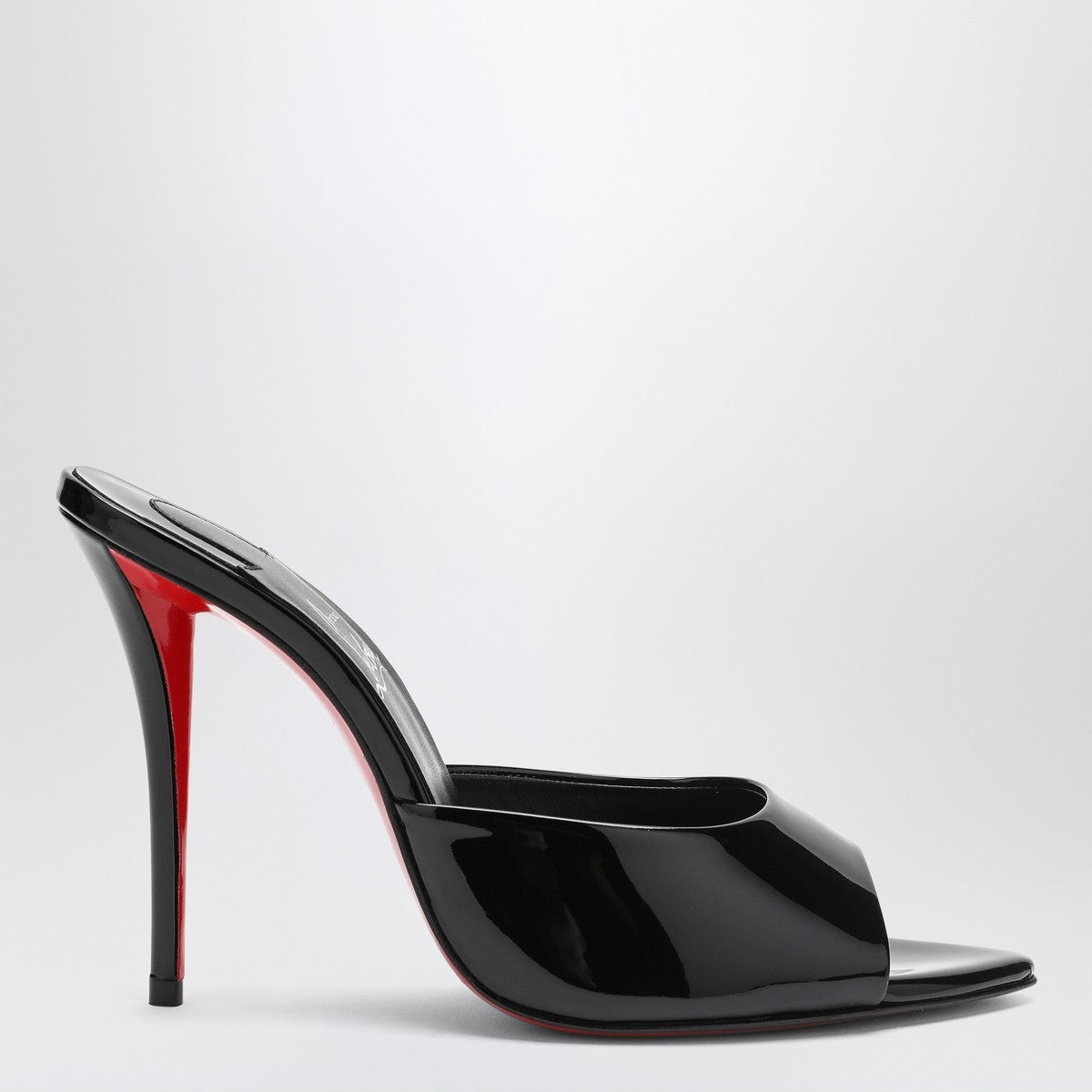 Christian Louboutin Miss Z mules in black patent leather Christian Louboutin