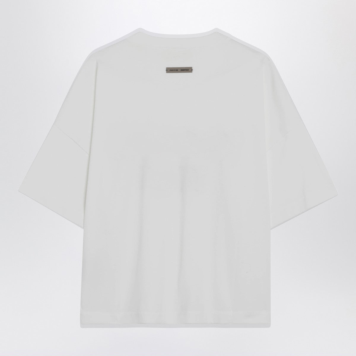 Fear of God Essentials White crewneck T-shirt with logo Fear of God Essentials