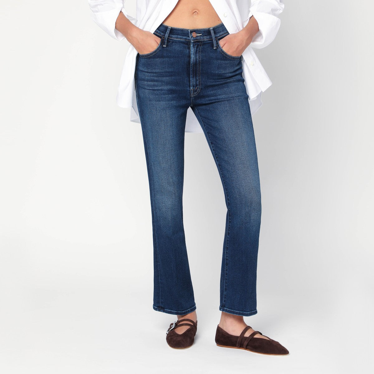 Mother Jeans slim The Hustler Ankle Mother