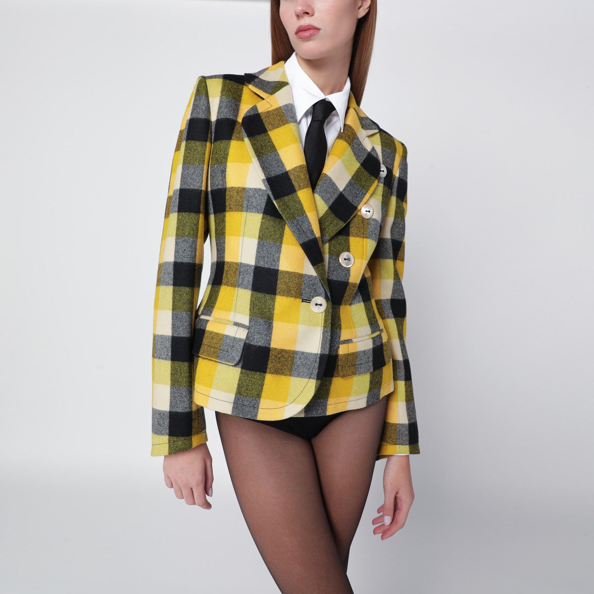 Vivienne Westwood Georgia jacket with Pixel check pattern Vivienne Westwood