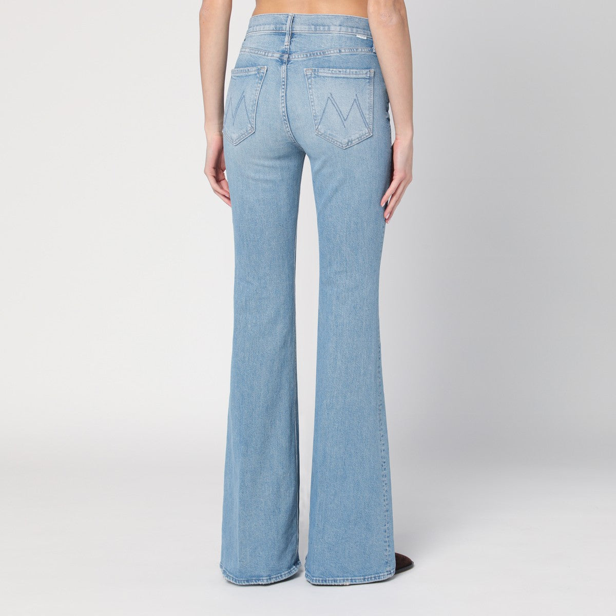 Mother Flared jeans The Doozy light blue washed Mother