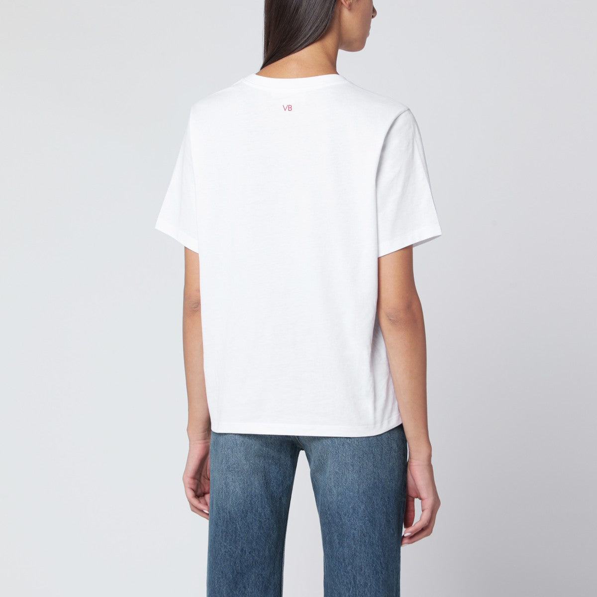 Victoria Beckham “Yes. It’s Me” T-shirt in white cotton Victoria Beckham