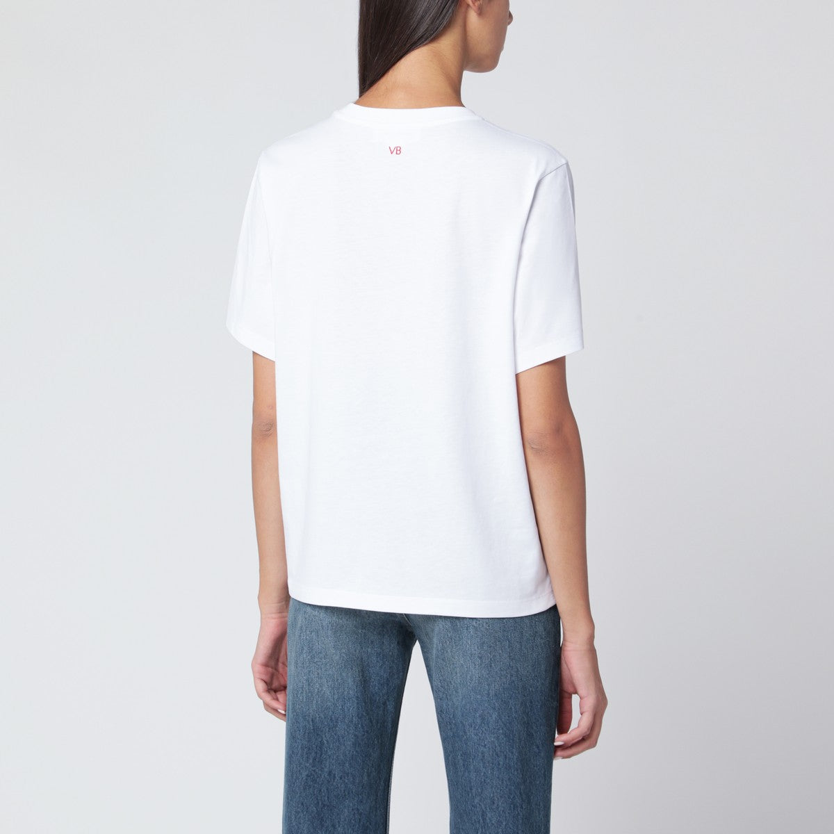 Victoria Beckham “I’m Joy” T-shirt in white cotton Victoria Beckham