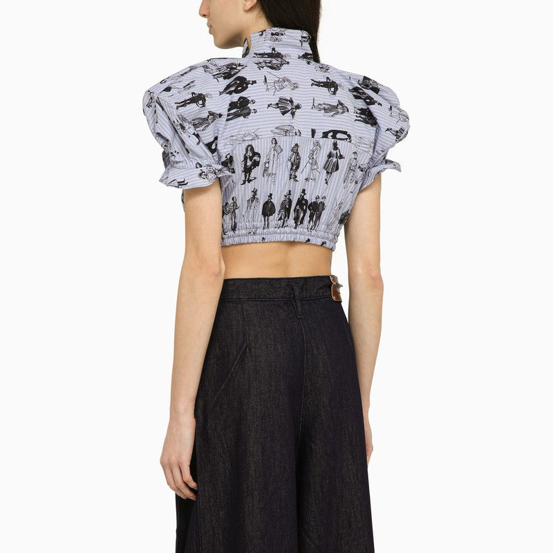 Vivienne Westwood Cotton bow and shoulder top Vivienne Westwood
