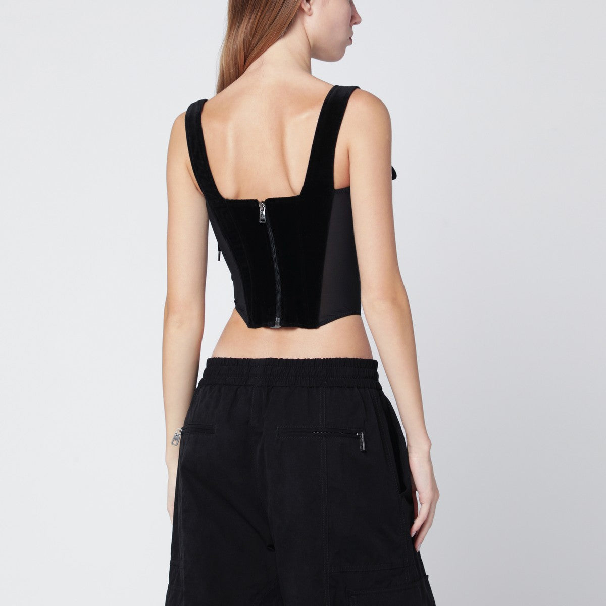 Vivienne Westwood Black velvet Puppy corset Vivienne Westwood