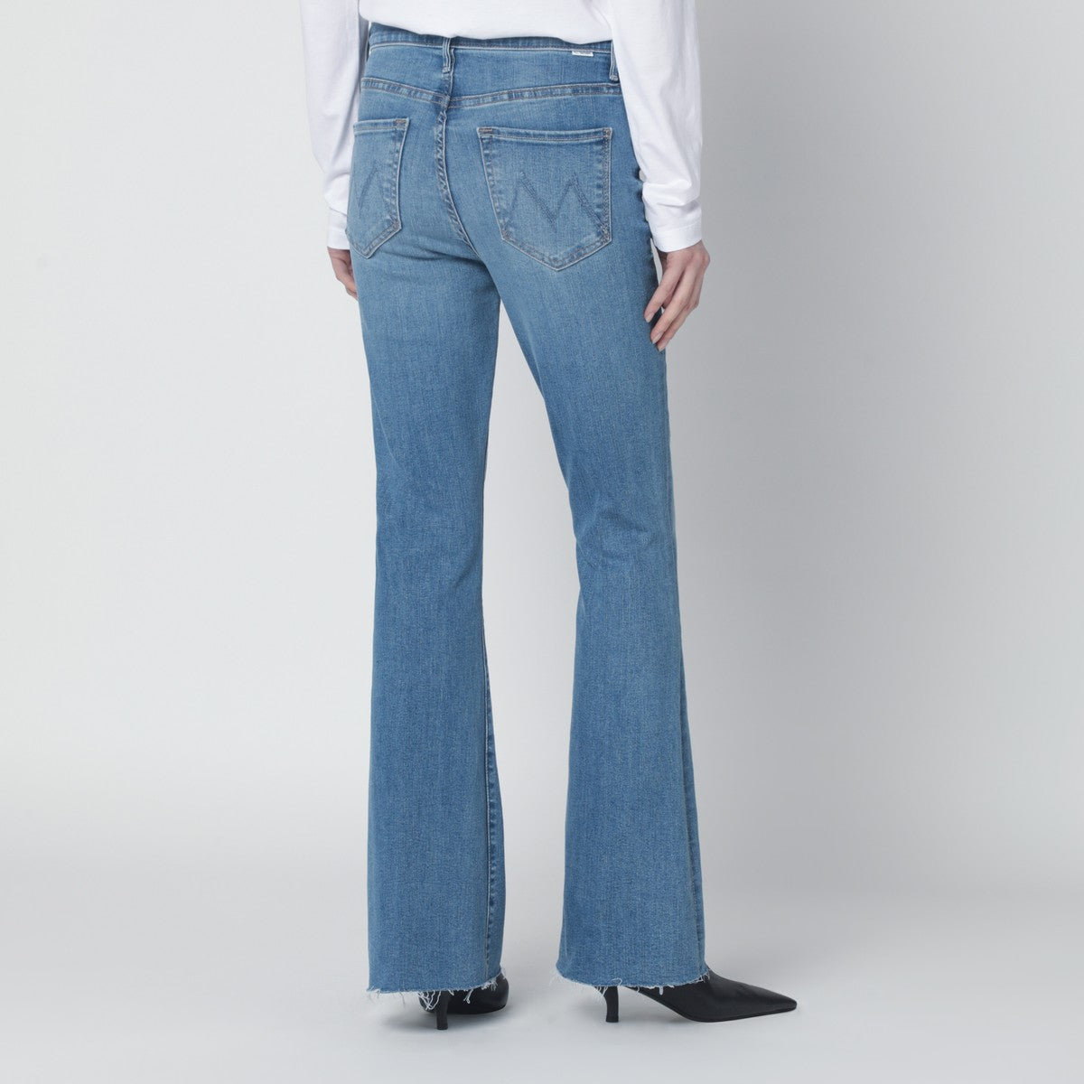 Mother Jeans The Weekender Fray Ride Hard/Live Louder Mother