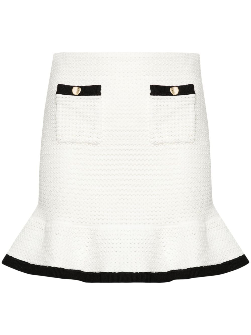 Self-Portrait Sequinned crochet miniskirt Self-Portrait