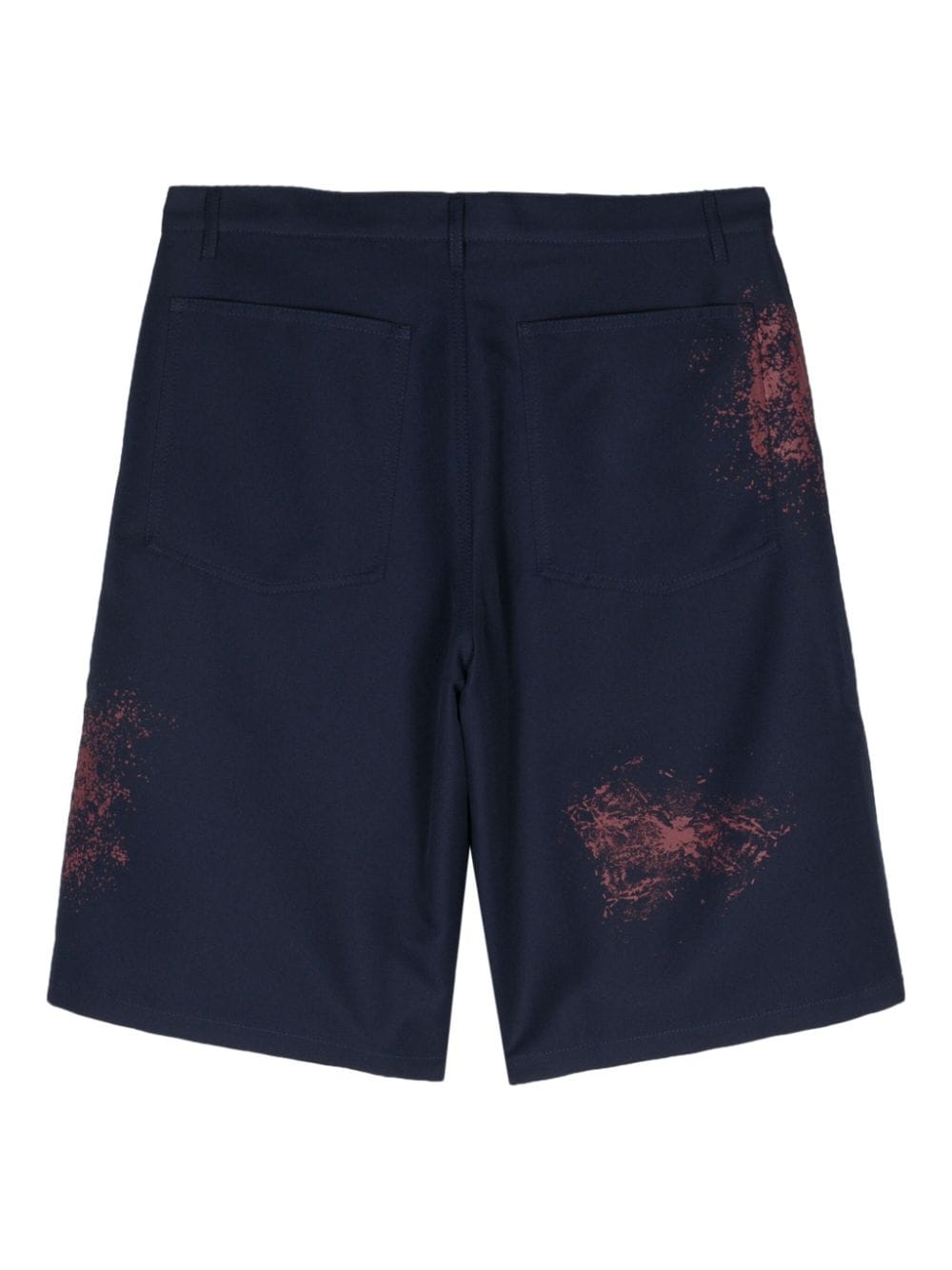 Comme Des Garcons Paint splatter-detail shorts Comme Des Garcons