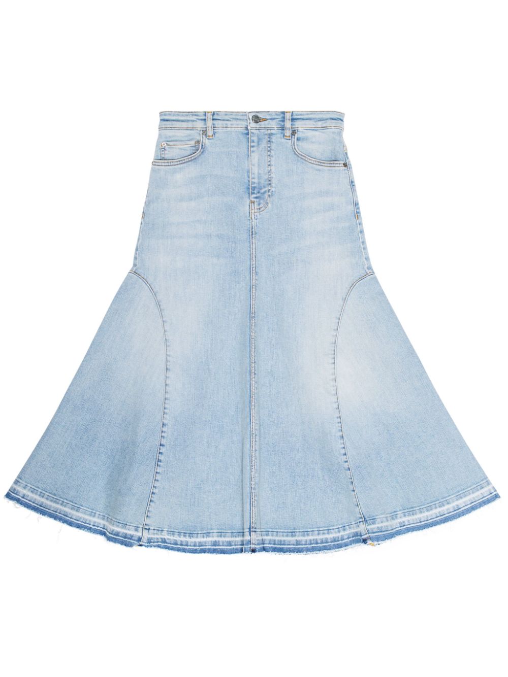 Ganni Flared denim skirt Ganni