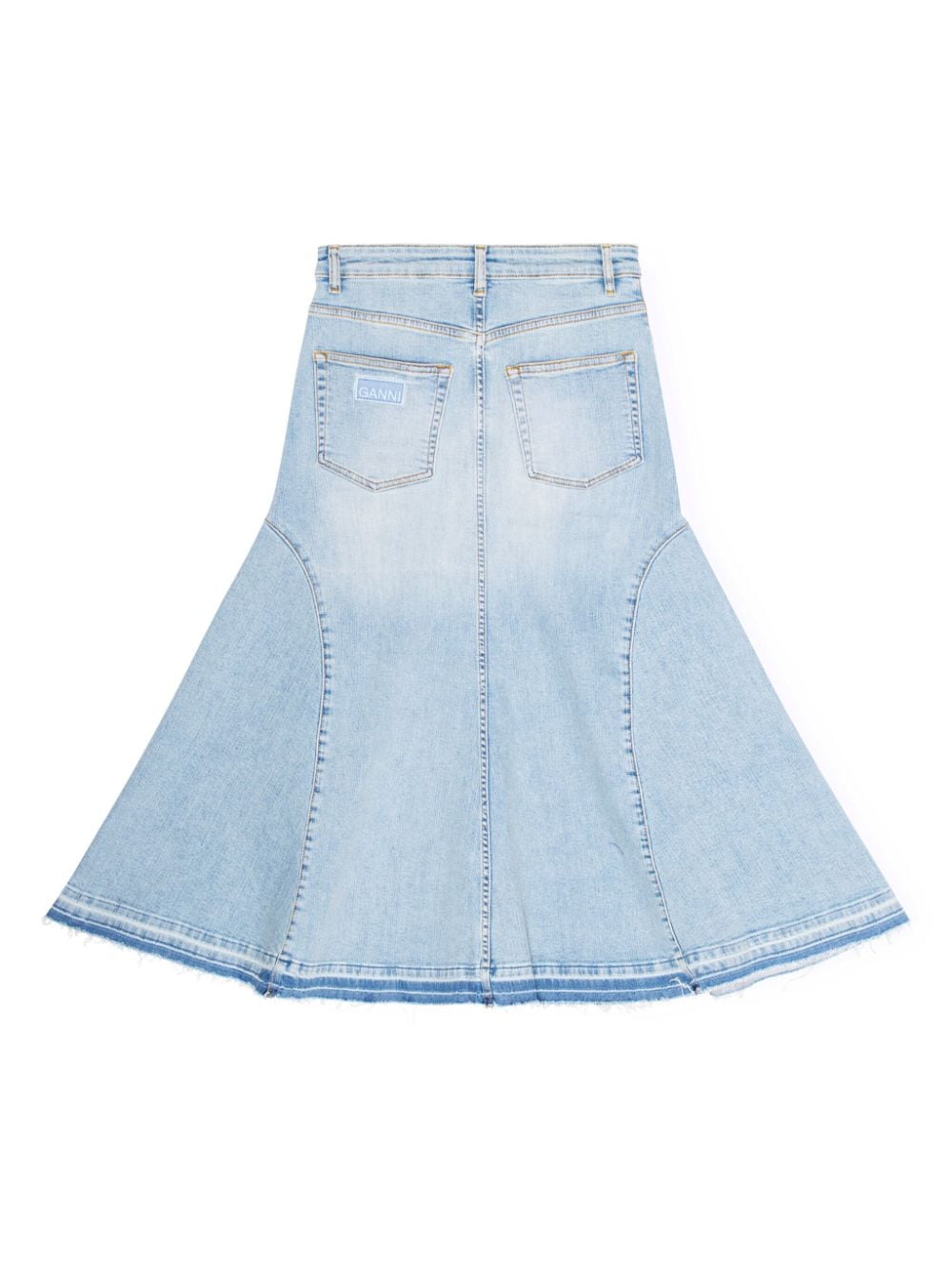 Ganni Flared denim skirt Ganni