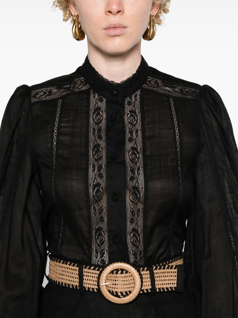 Zimmermann Shirts Black Zimmermann