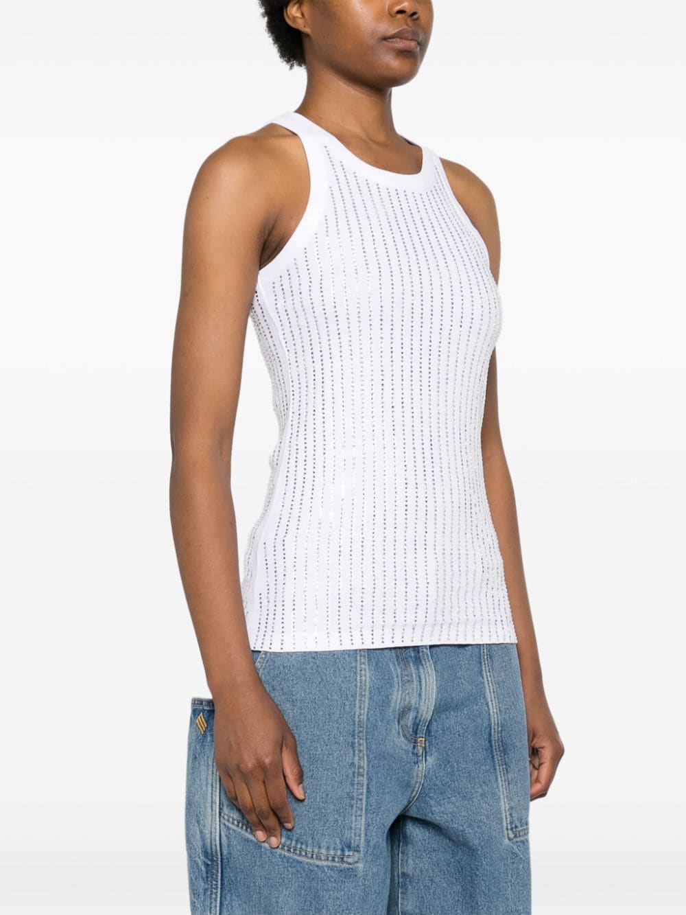 The Attico Top White The Attico