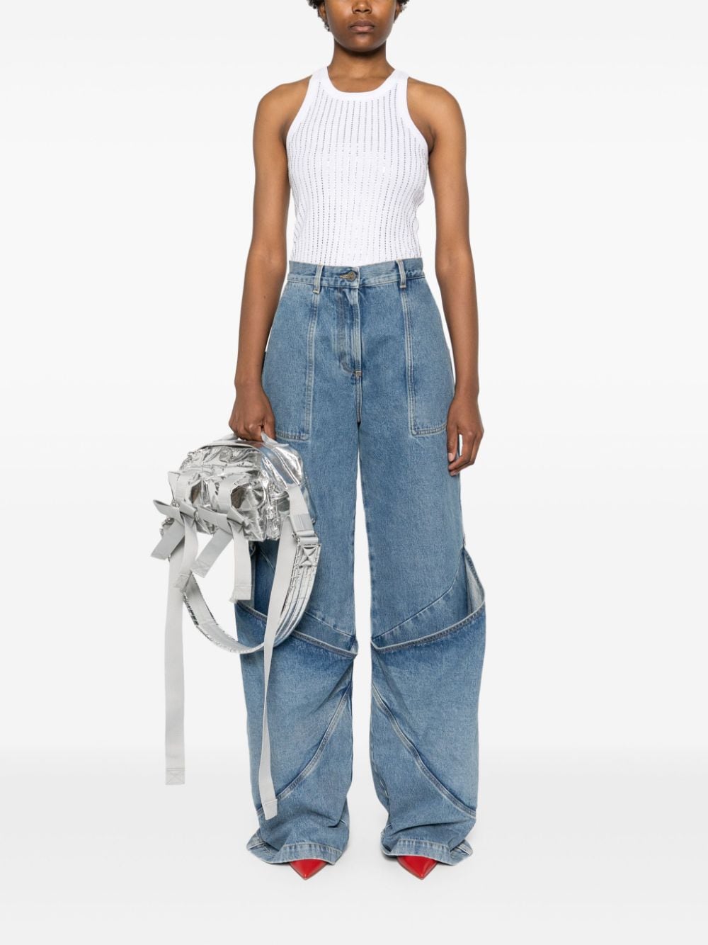 The Attico Top White The Attico